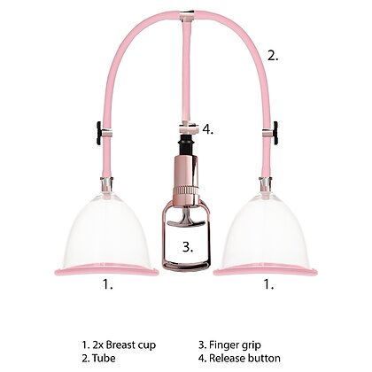 Set Pompă Sâni Medium Rose Gold