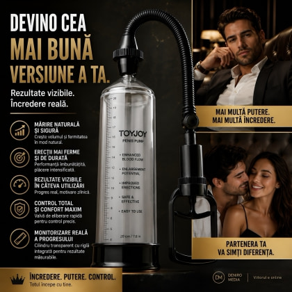 Pompă Mărire Puternică Negru