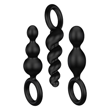 Set Satisfyer De Accesorii Pentru Satisfacție Anală Negru