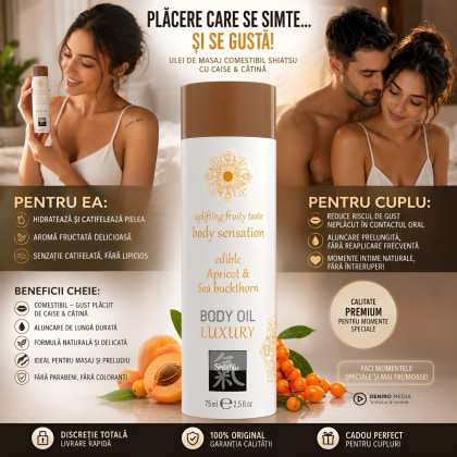 Shiatsu Luxury Ulei Comestibil Caisă și Cătină 75ml