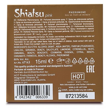 Shiatsu Pheromone Women 15ml