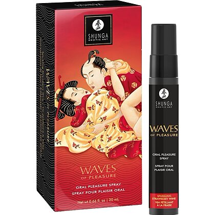 Shunga Waves Of Pleasure — Spray Căpșuni Spumante 20 ml