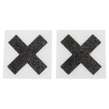 Stickere Pentru Sfârcuri Model X Negru