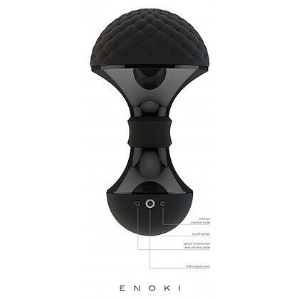 Stimulator Clitoris Enoki Bendable Massager Negru