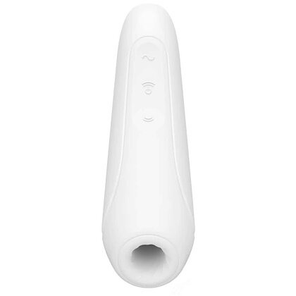 Stimulator Clitoris Satisfyer Curvy 1 Plus Alb