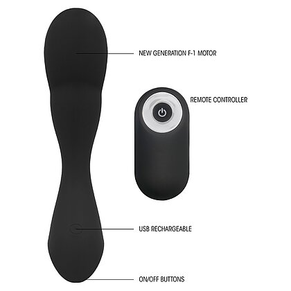 Stimulator Prostată No. 79 Rechargeable Negru