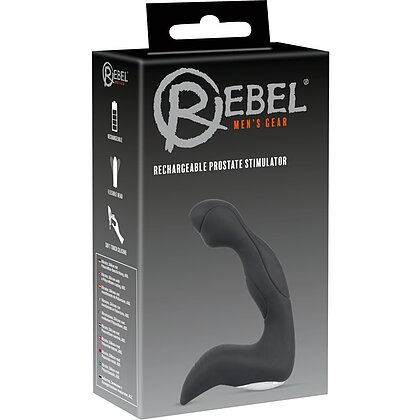 Stimulator Prostată Reîncărcabil Rebel Negru