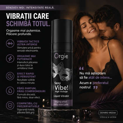 Stimulent Efect Vibrație High Voltage 15ml