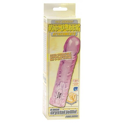 Strap On Crystal Jellies Dong 20cm Roz