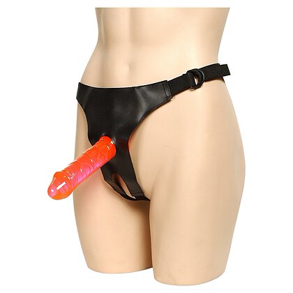 Strap-On Decupat 2 Dongs Roșu