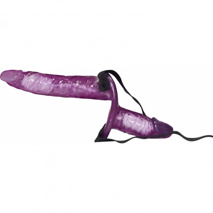 Strap-On Dublu Vibrating Duo Mov