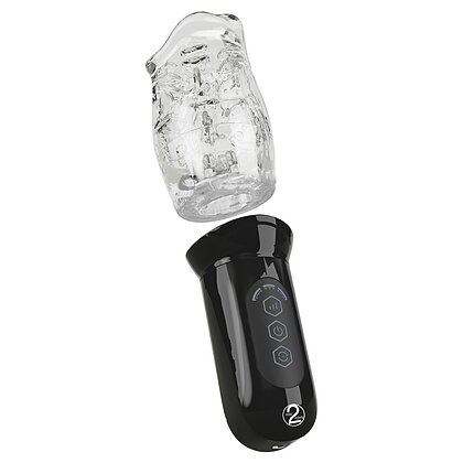 STROKER Masturbator Rotativ Transparent 4 Moduri