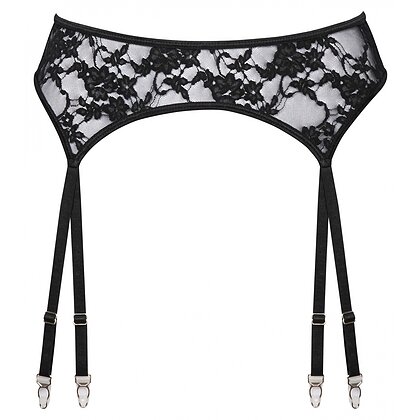 Suspender Belt Cottelli Collection So Nice Negru L-XL