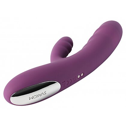 Svakom Avery Lilac — Rabbit 5x Împingere, Reîncărcabil Mov