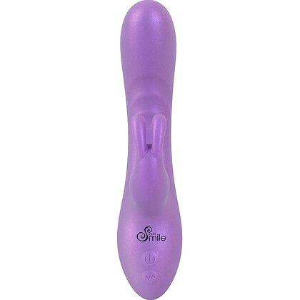 Sweet Smile Flexible Rabbit 18.3 cm — 24 Moduri, Reîncărcabil Mov