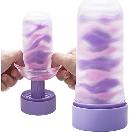 TENGA ARTE Drape - Masturbator Reutilizabil Compact 13,5 cm Transparent