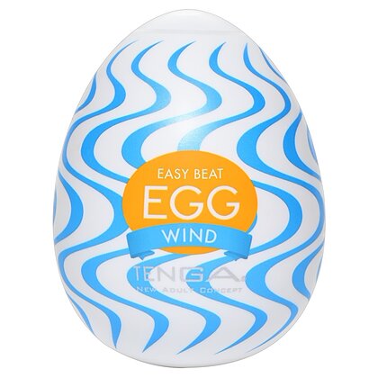 TENGA Egg Wind Single Sleeve elastic compact și discret Alb