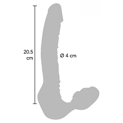 ToyJoy Bend Over Strapless Mov – 24.5 cm Fără Chingi