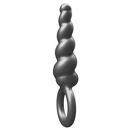 ToyJoy Plug Anal Din silicon Metalizat, Diam. 2.9 cm, Gri