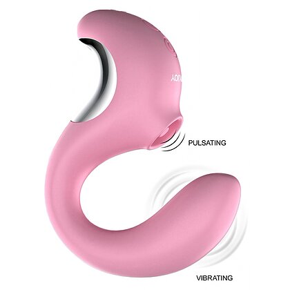 TWIST Vibrator Clitoral Roz — 7 Moduri, Reîncărcabil