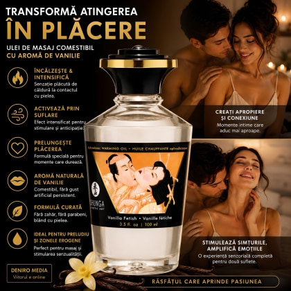 Ulei Masaj Aphrodisiac Warming Vanilla 100ml