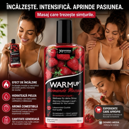 Ulei Masaj Warmup Strawberry 150ml