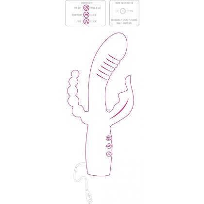 Vibrator Aphrodite Triple Vibrator Roz