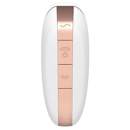 Vibrator Clitoridian Love Triangle Alb