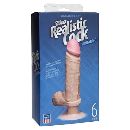 Vibrator cu Ventuză The Realistic Penis 21cm