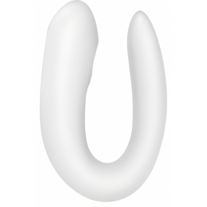 Vibrator Satisfyer Double Joy pentru Cupluri Alb