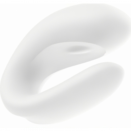 Vibrator Satisfyer Double Joy pentru Cupluri Alb