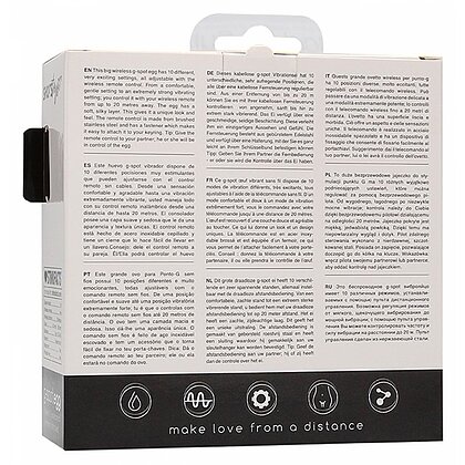 Vibrator Egg Wireless Vibrating Punctul G Negru