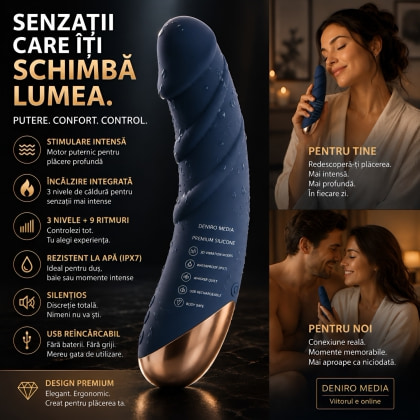 Vibrator Goddess Collection Atlas Albastru