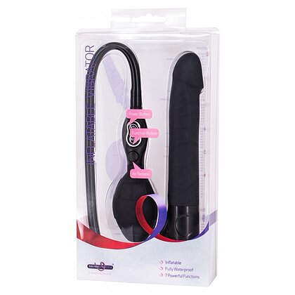 Vibrator Gonflabil Seven Creations Negru
