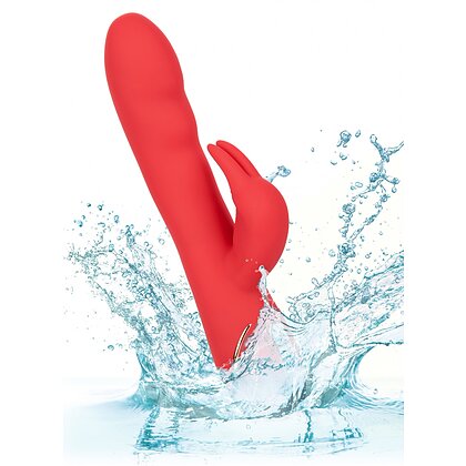 Vibrator Heated Ultra-Soft Rabbit Rosu