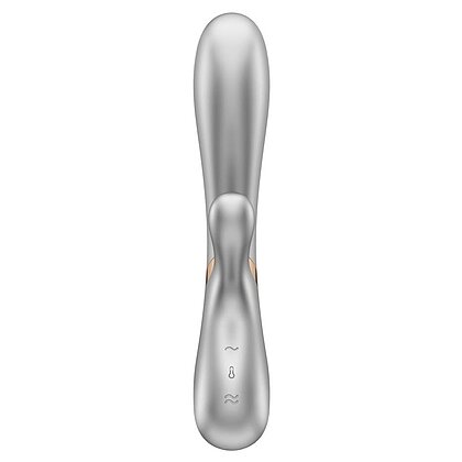 Vibrator Hot Lover Heat Argintiu