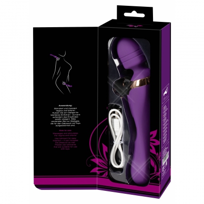 Vibrator Double Massager pentru Punctul G și Masaj Mov