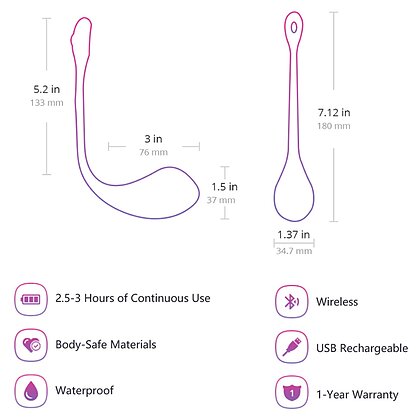 Vibrator Lovense Lush 2 Wearable Roz