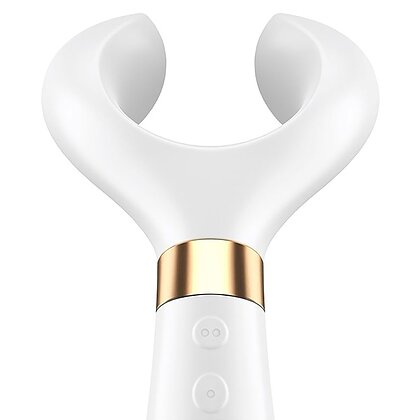 Vibrator Pentru Cuplu Multifun 3 Alb
