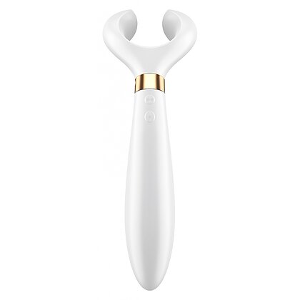 Vibrator Pentru Cuplu Multifun 3 Alb