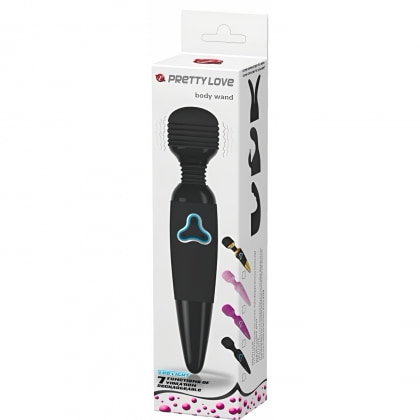 Vibrator Pretty Love Body Wand Negru