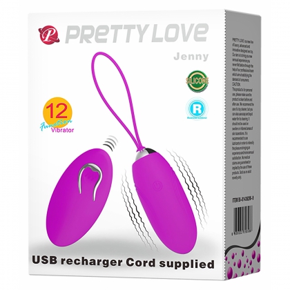 Ou Vibrator Cu Telecomandă Pulsații Puternice Mov