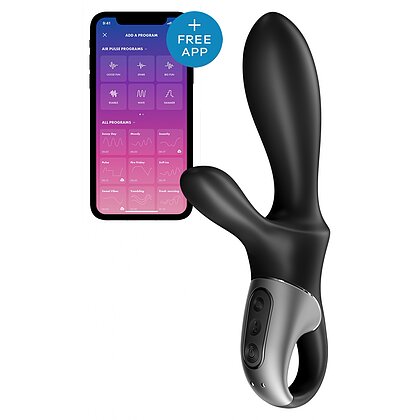 Vibrator Rabbit Heat Climax Plus Negru