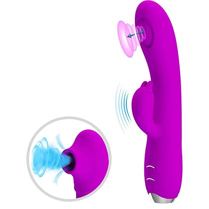 Vibrator Rabbit Pretty Love Regină Mov