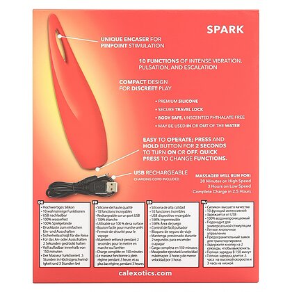 Vibrator Red Hot Spark Roșu