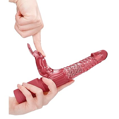 Vibrator Rotating Rabbit Roșu
