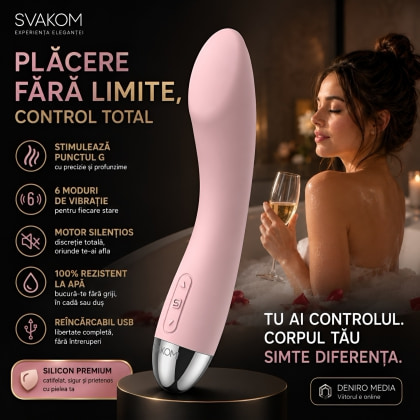 Vibrator Svakom Punctul G Amy Roz