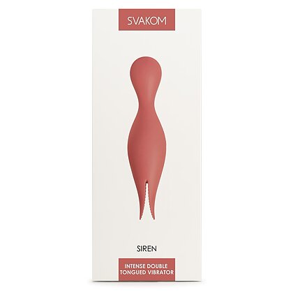 Vibrator Svakom Siren Double Tongued Clitoral Roz