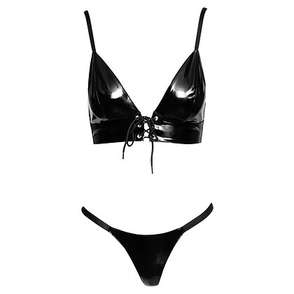 Set Black Level Vinyl Charlotte Negru XL