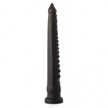 X Men Plug Anal PVC Negru cu Ventuză, 59 cm, Stimulare